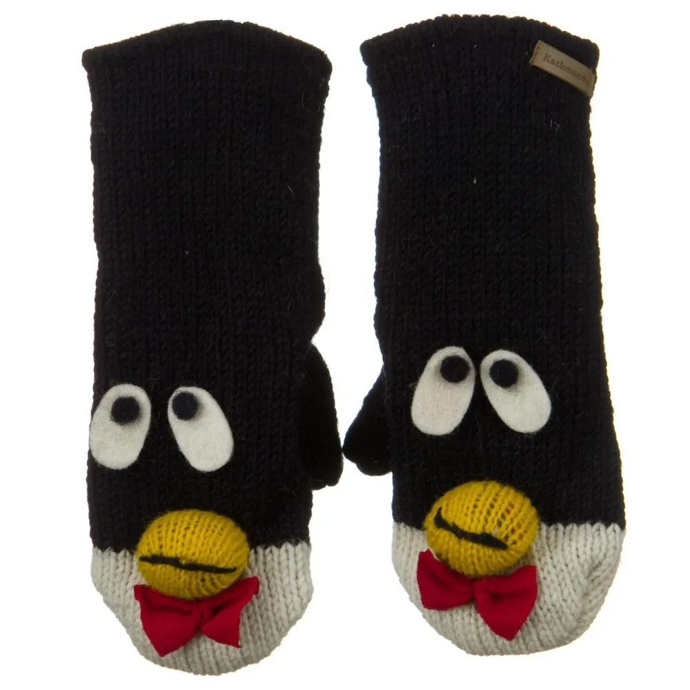 Adult Animal Wool Mitten