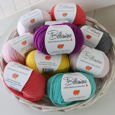 Bellissimo 8 - Extra Fine Merino 8py/DK 50gm