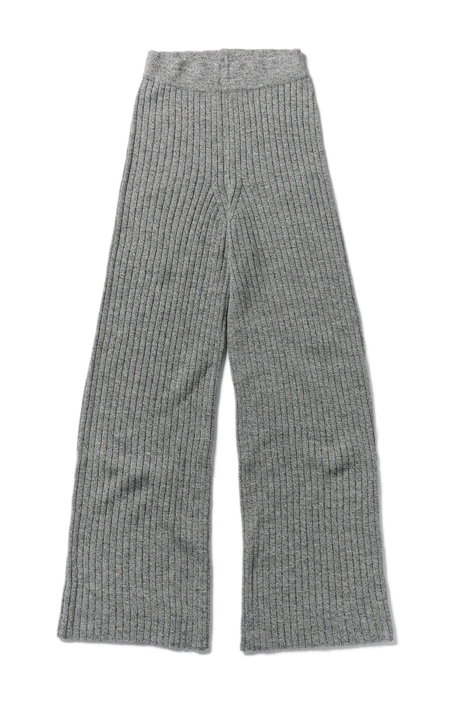 BLACK & WHITE RIB PANTS