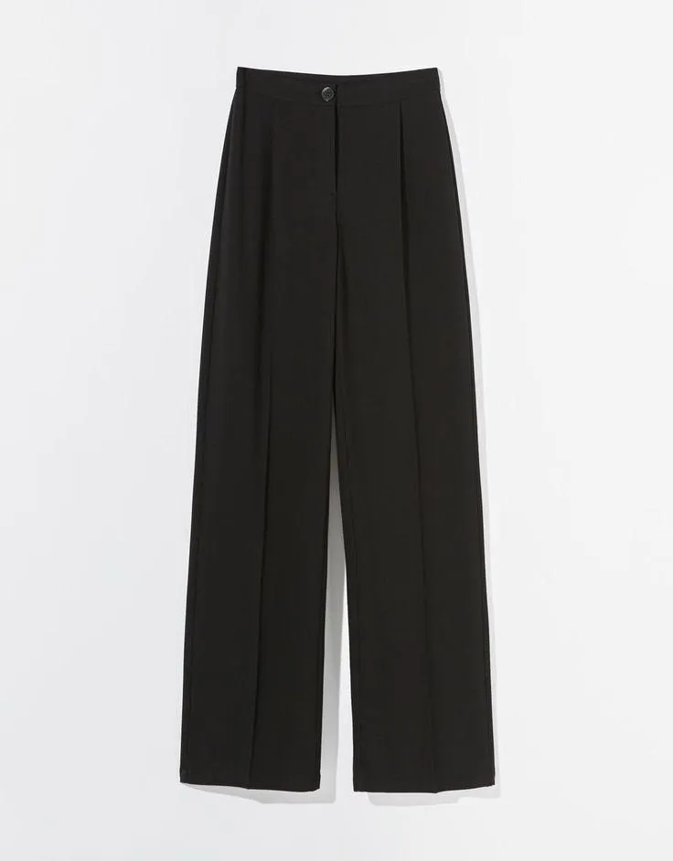 BLACK FORMAL PANT WIDE LEG
