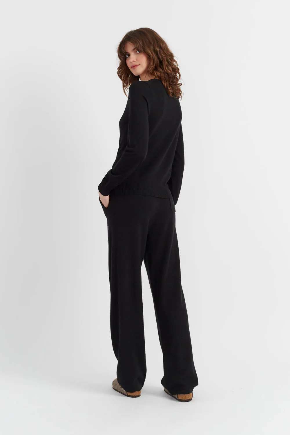Black Pure Merino Sweater