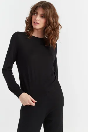 Black Pure Merino Sweater