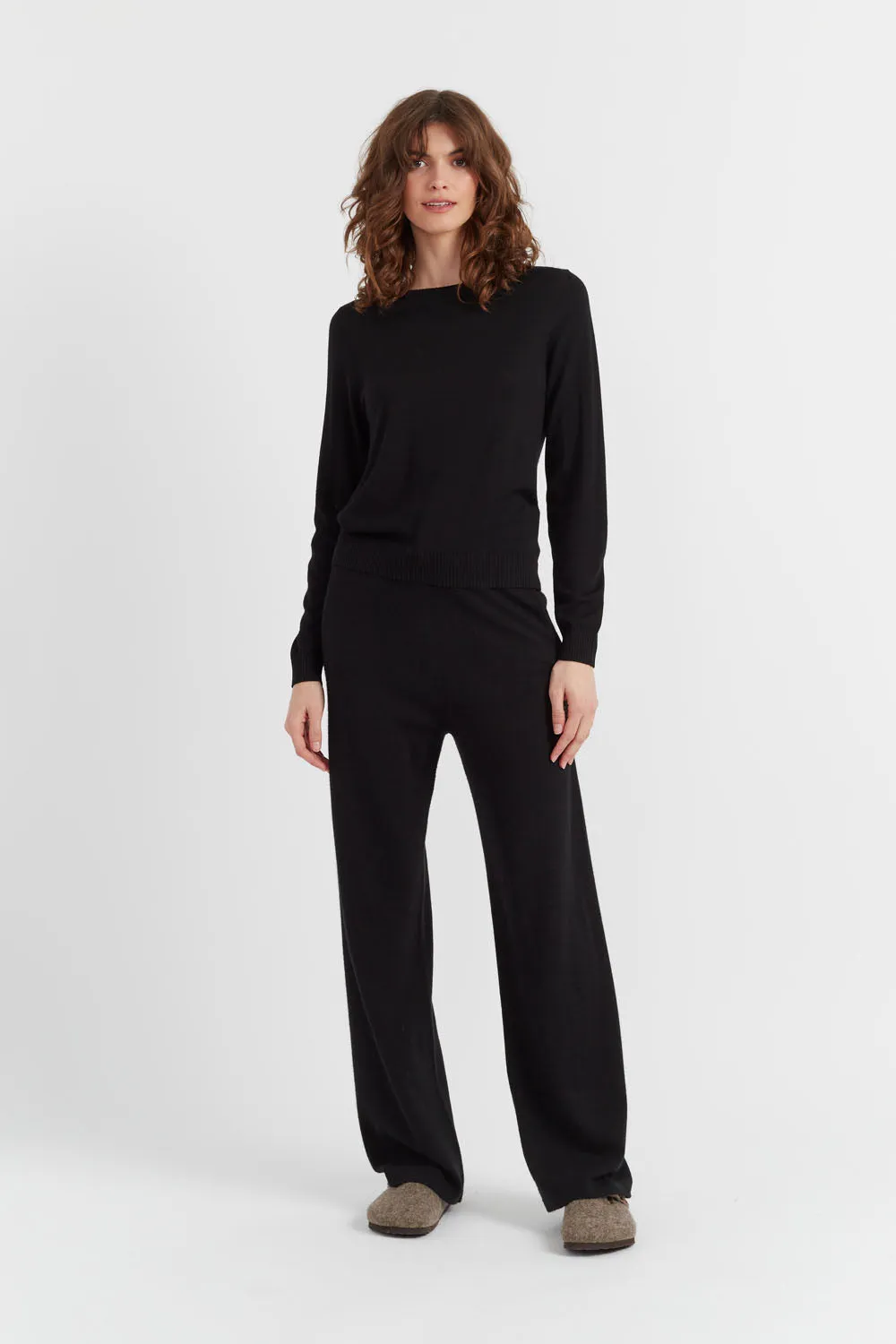 Black Pure Merino Sweater