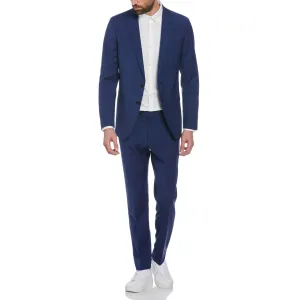 Blue Glen Plaid Wool Blend Two-Piece Suit