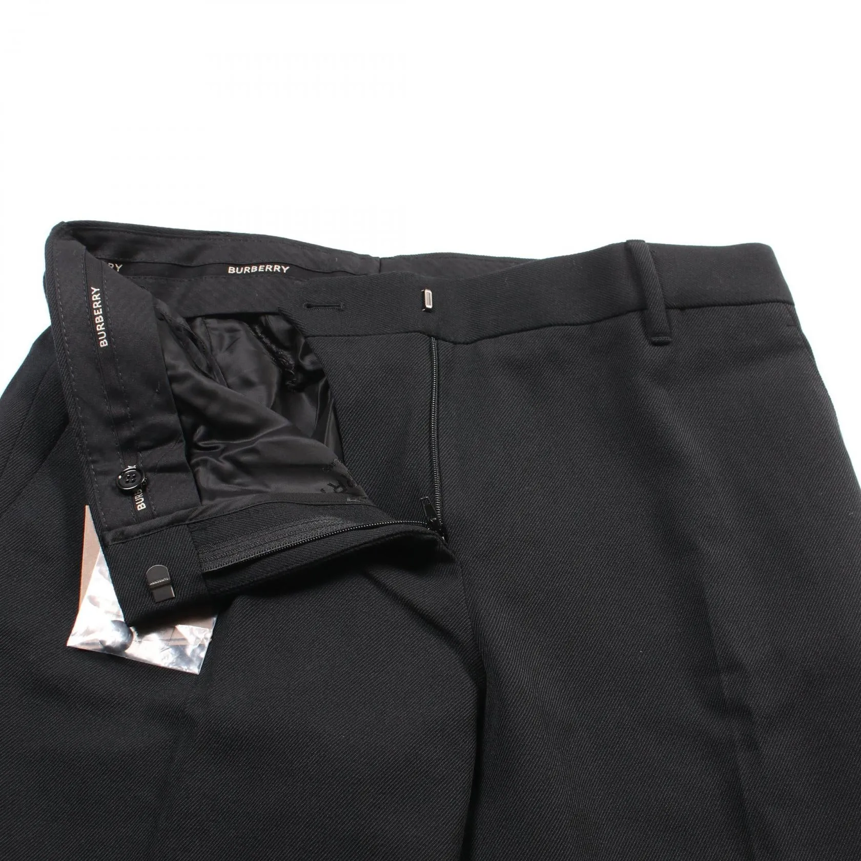 Burberry Wool Pants Women Black