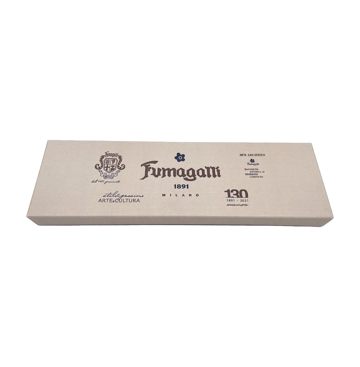Burgundy grenadine tie and blue pocket square set - Fumagalli 1891