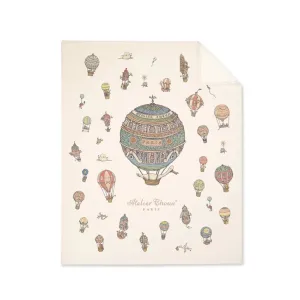 Cashmere Blanket - Hot Air Balloon