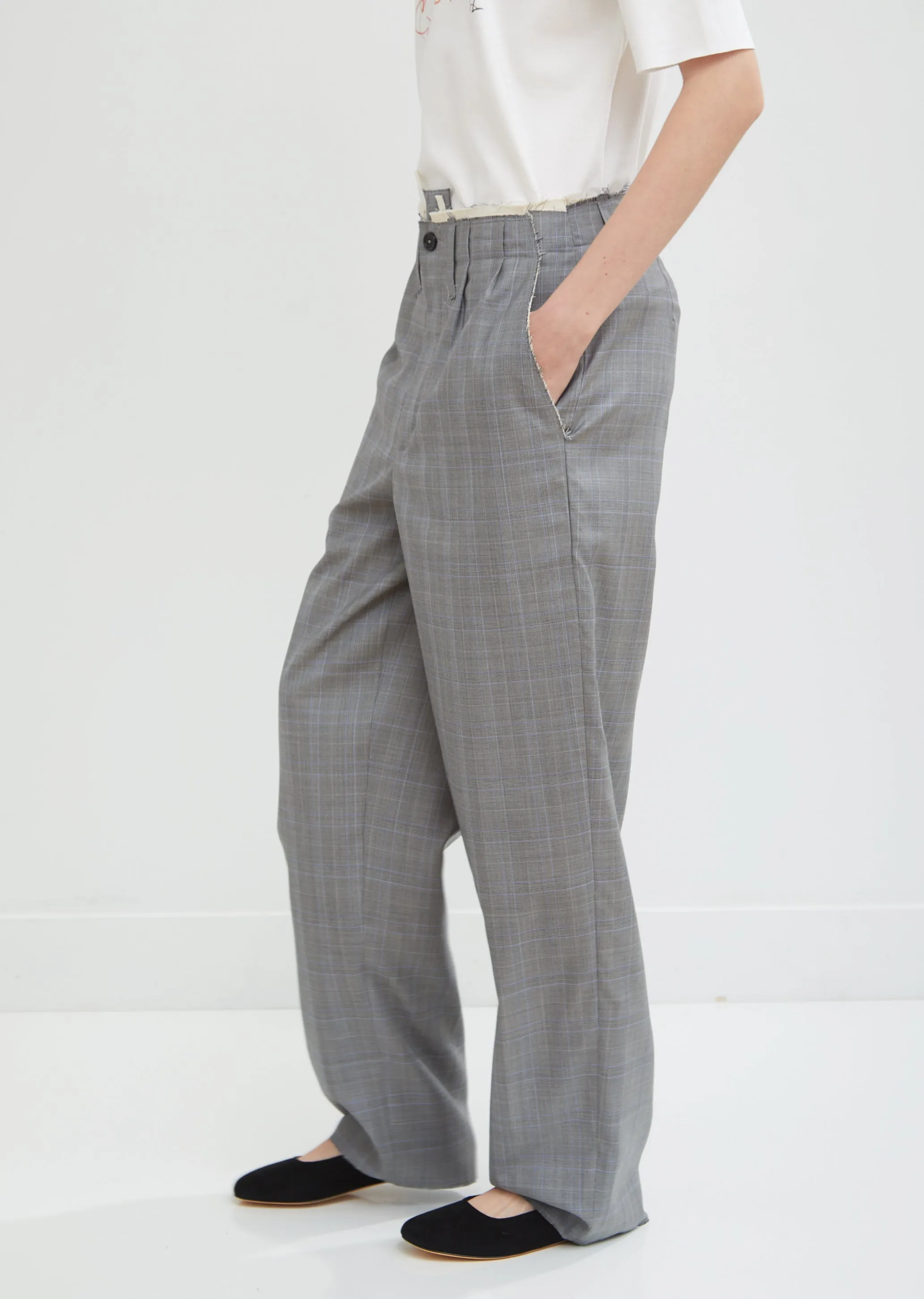 Check Suit Pants