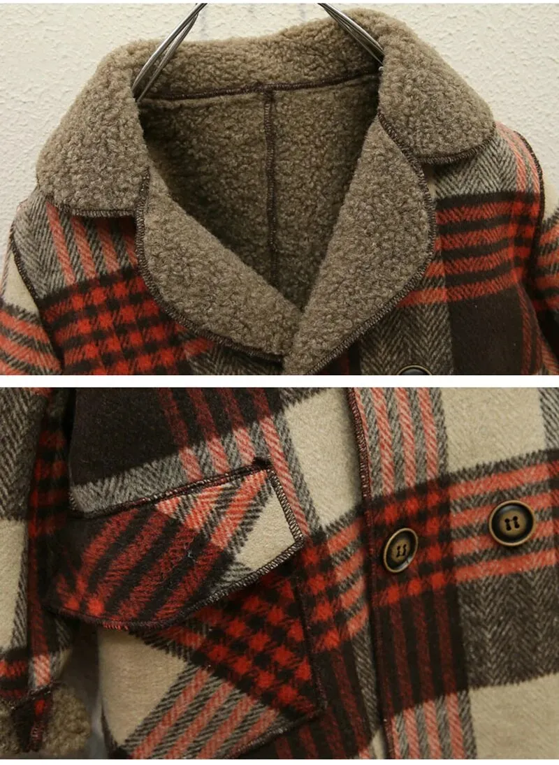 Chic Woolen Long Coat for Boys - Stylish & Warm Winter Jacket