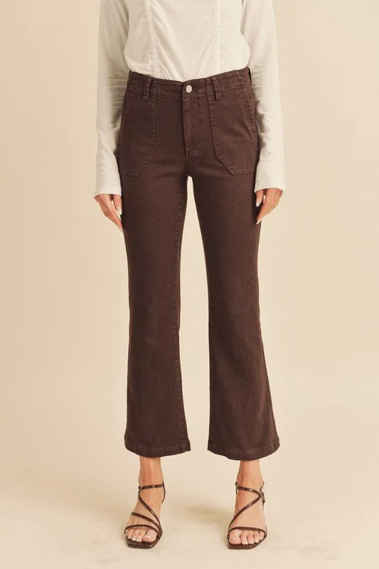 Chocolate Janesa Denim Pants