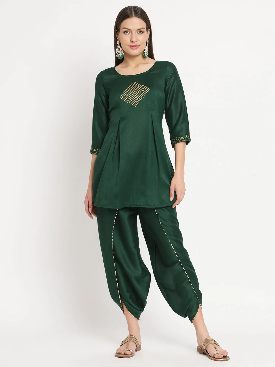Chroma Hand Block Printed Kurti set