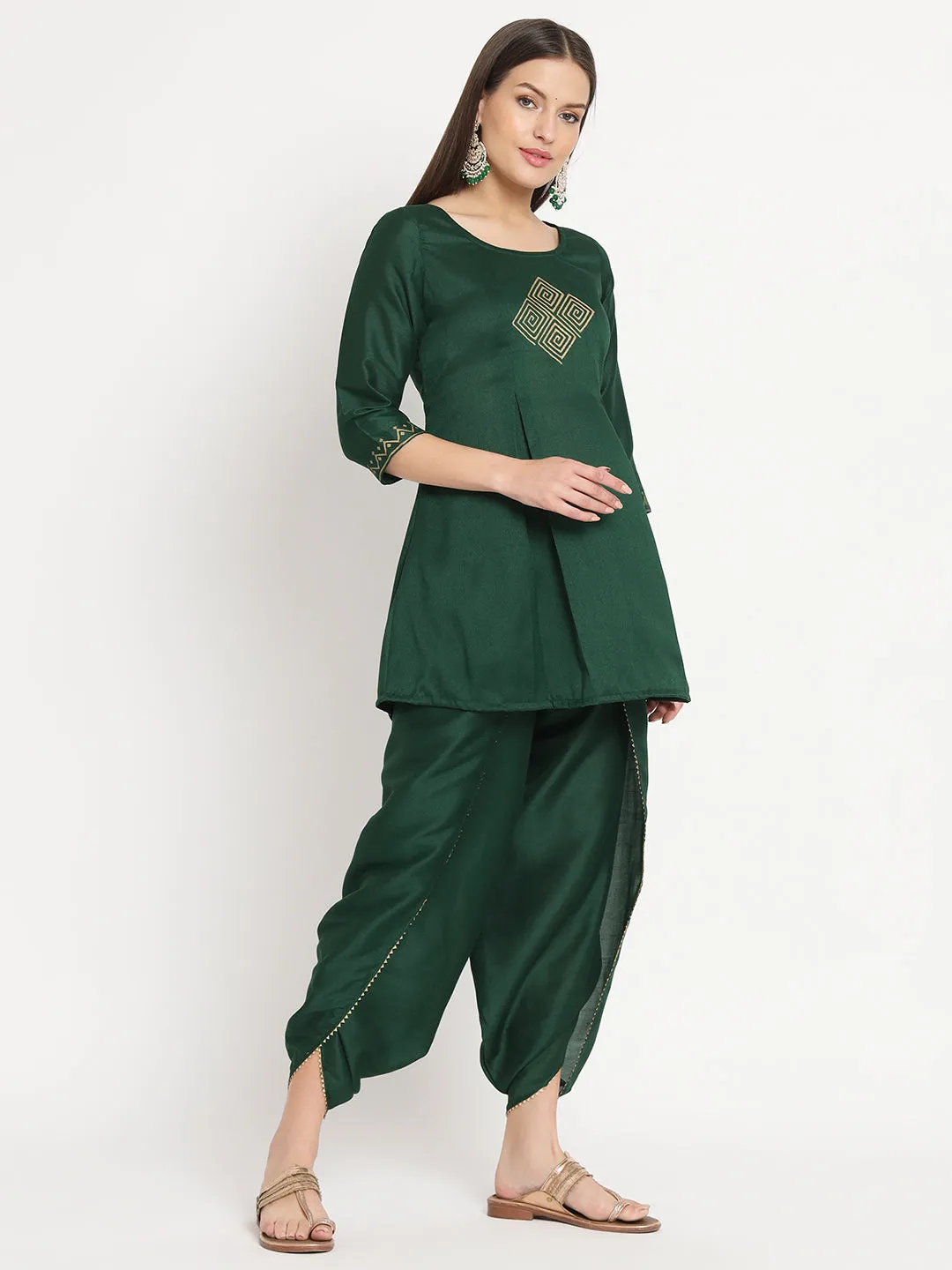 Chroma Hand Block Printed Kurti set