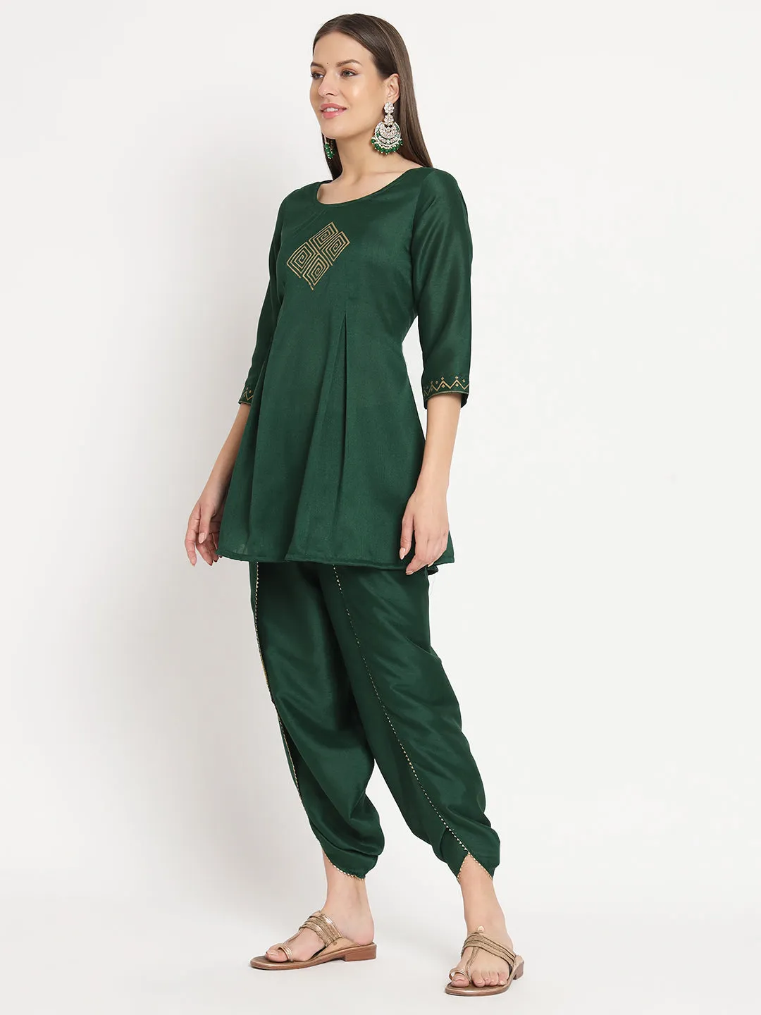 Chroma Hand Block Printed Kurti set