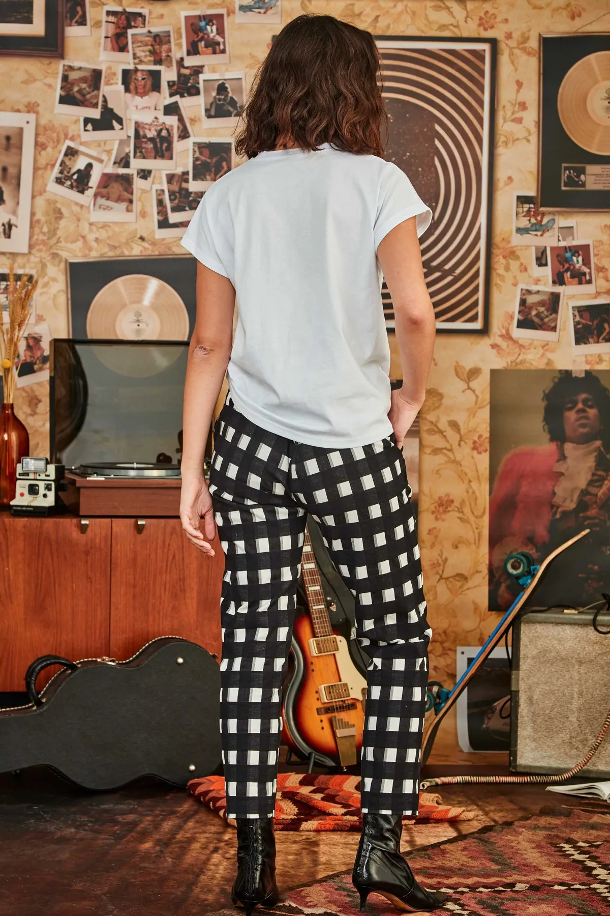 COOPER by Trelise Cooper - Square off Trouser - BLACK & WHITE