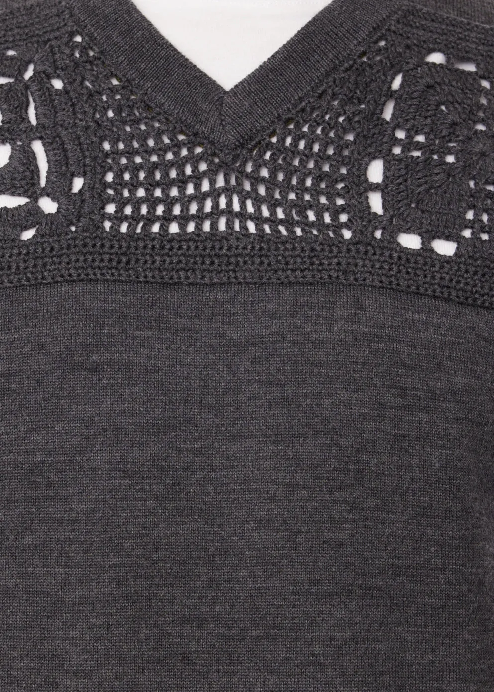 Crochet Knit Vest