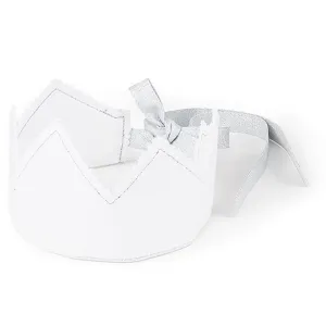 Crown PN White with Silver Ribbon