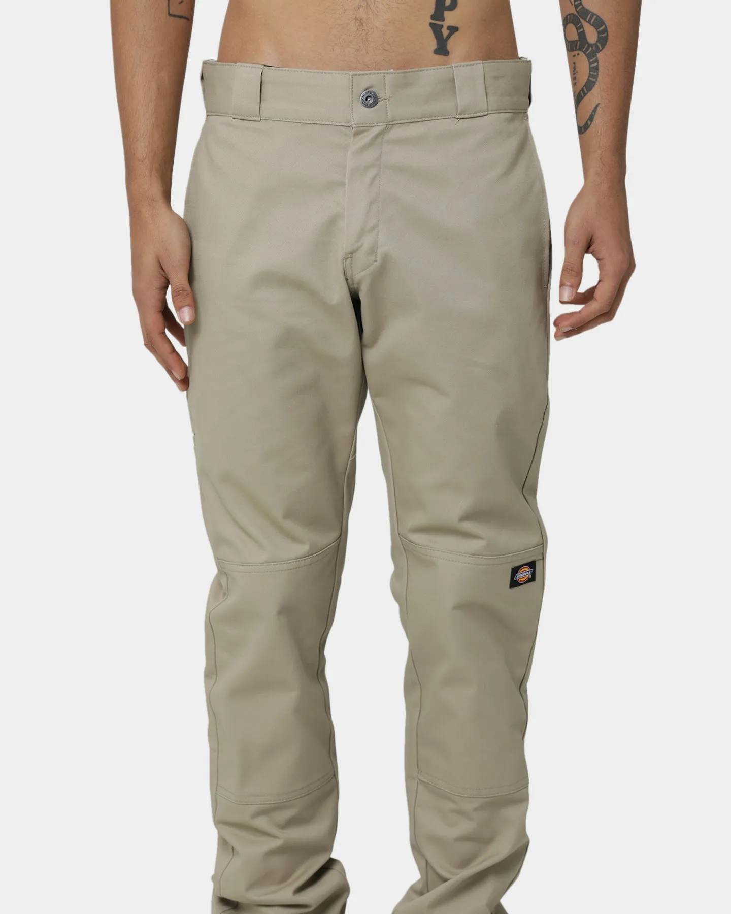 Dickies Skinny Straight Fit Double Knee Work Pant Desert