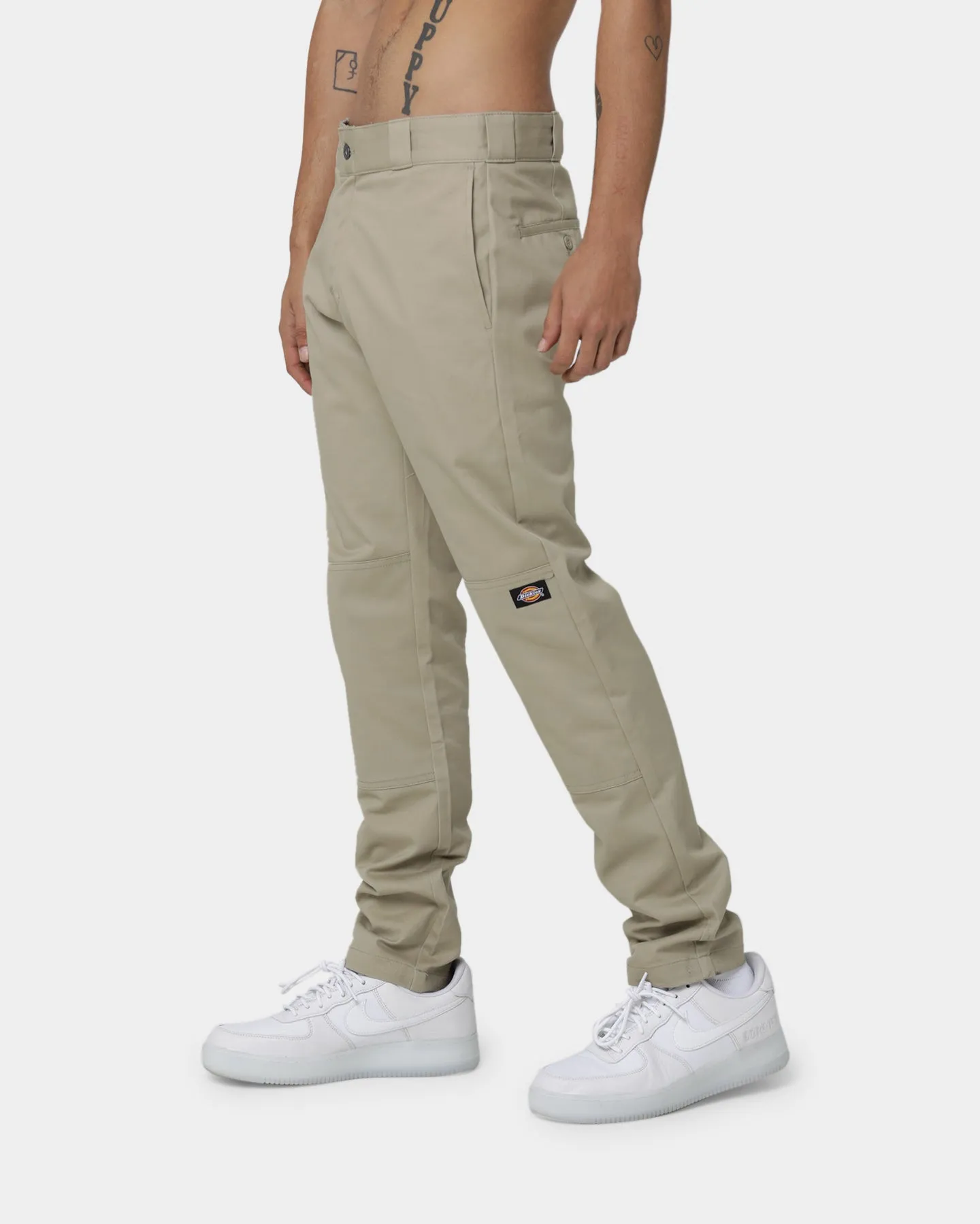 Dickies Skinny Straight Fit Double Knee Work Pant Desert