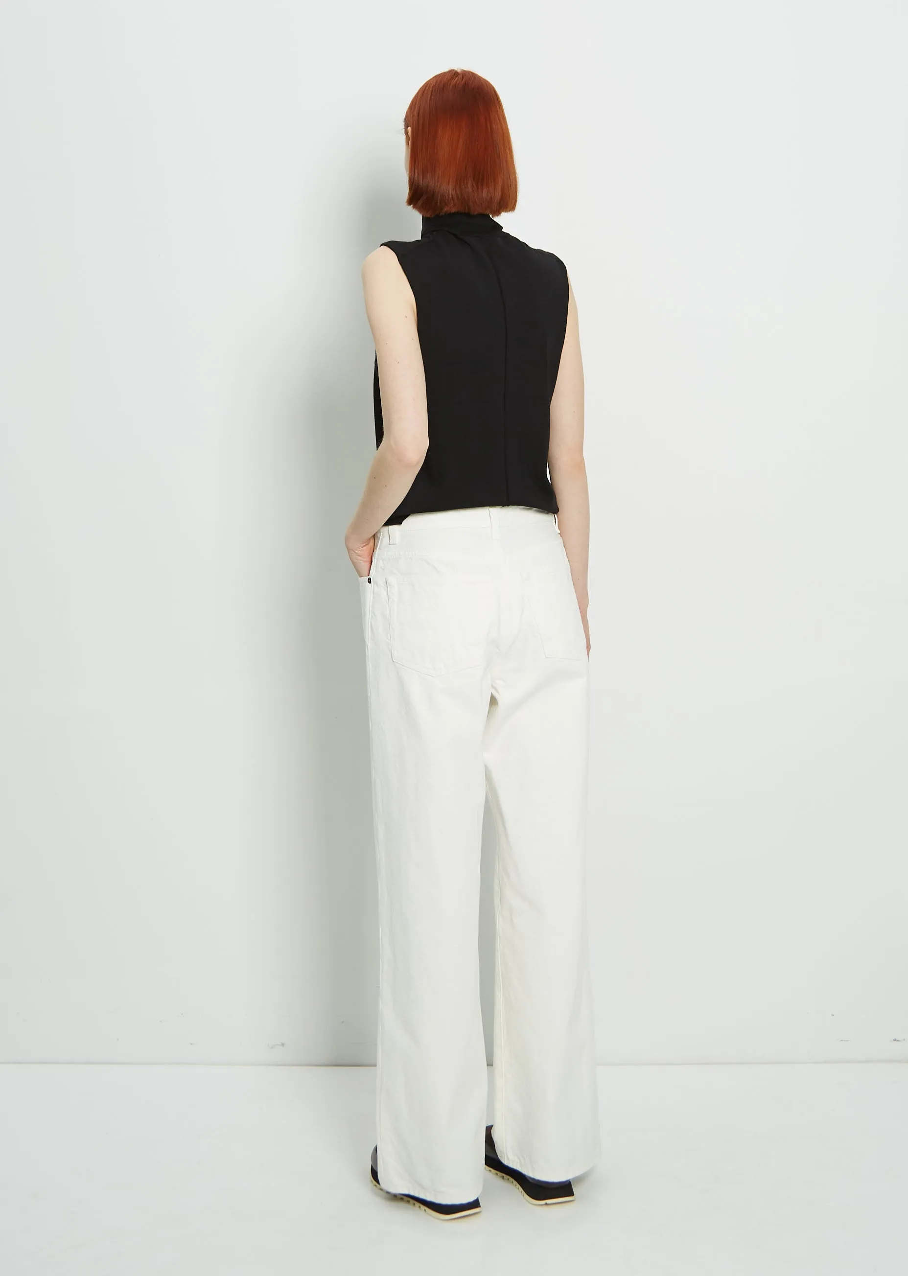 Egli Low-Rise Jean — White