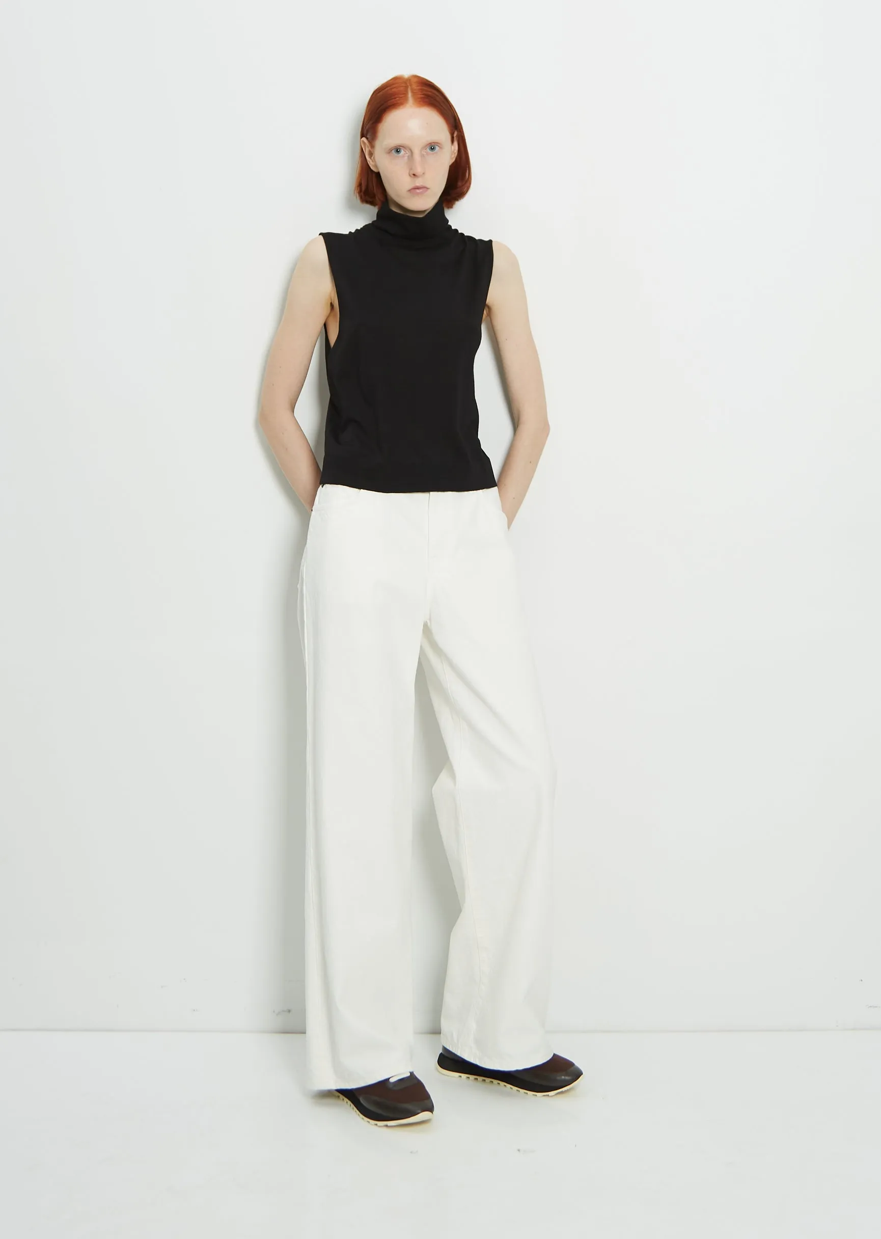 Egli Low-Rise Jean — White