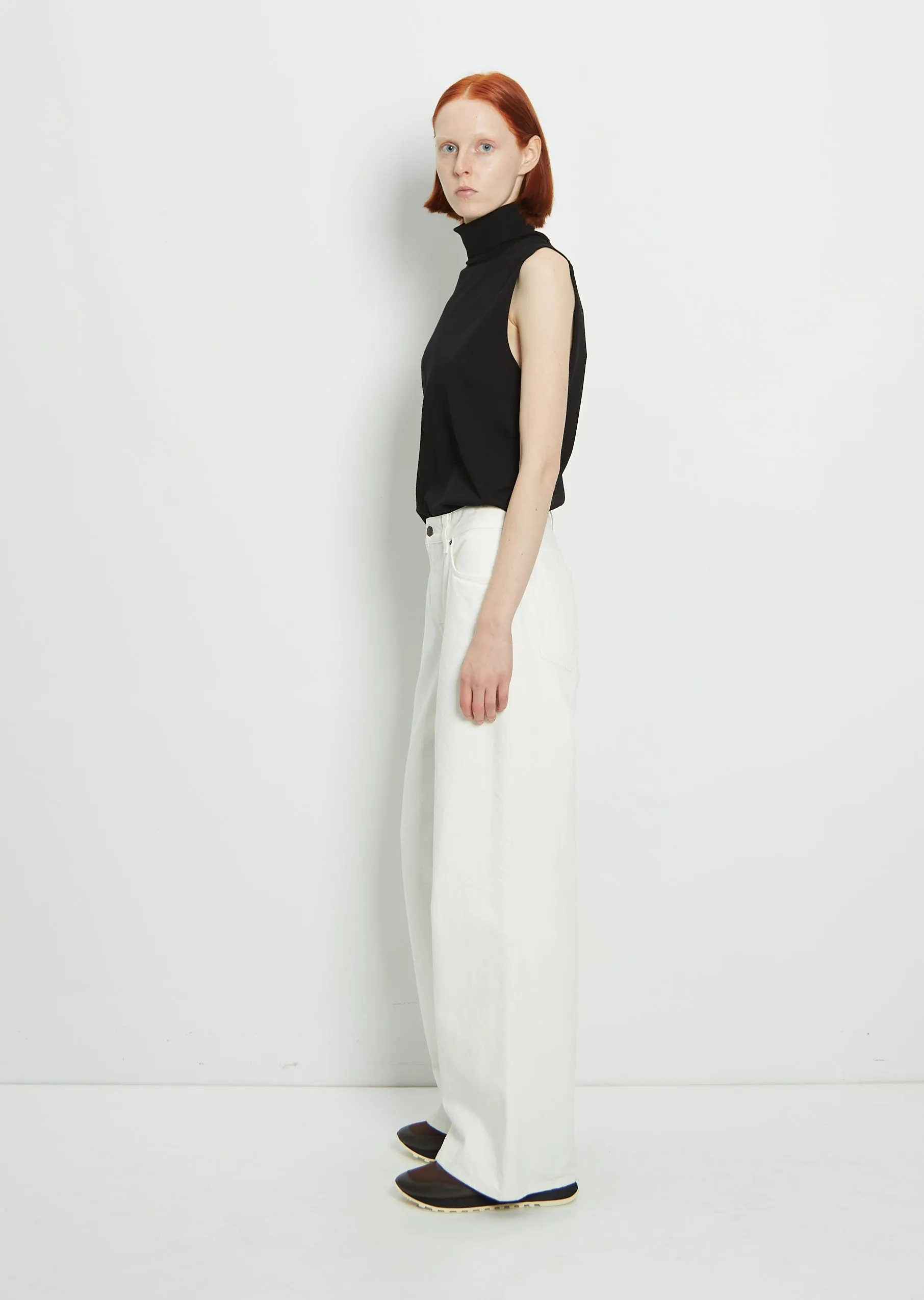 Egli Low-Rise Jean — White