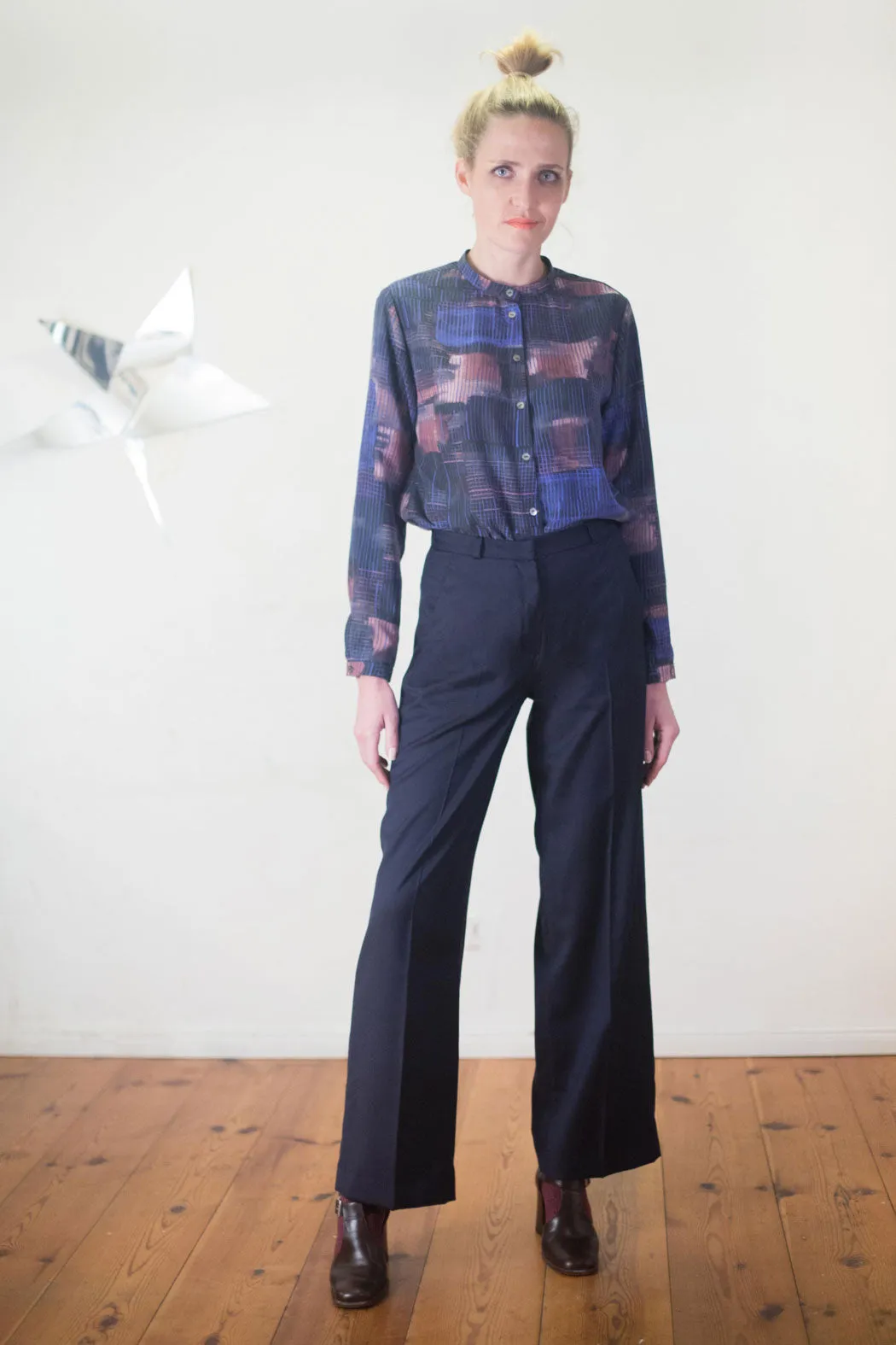 Elegant Blue Trousers
