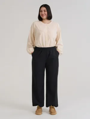 Elvi Wool Blend Pants Black