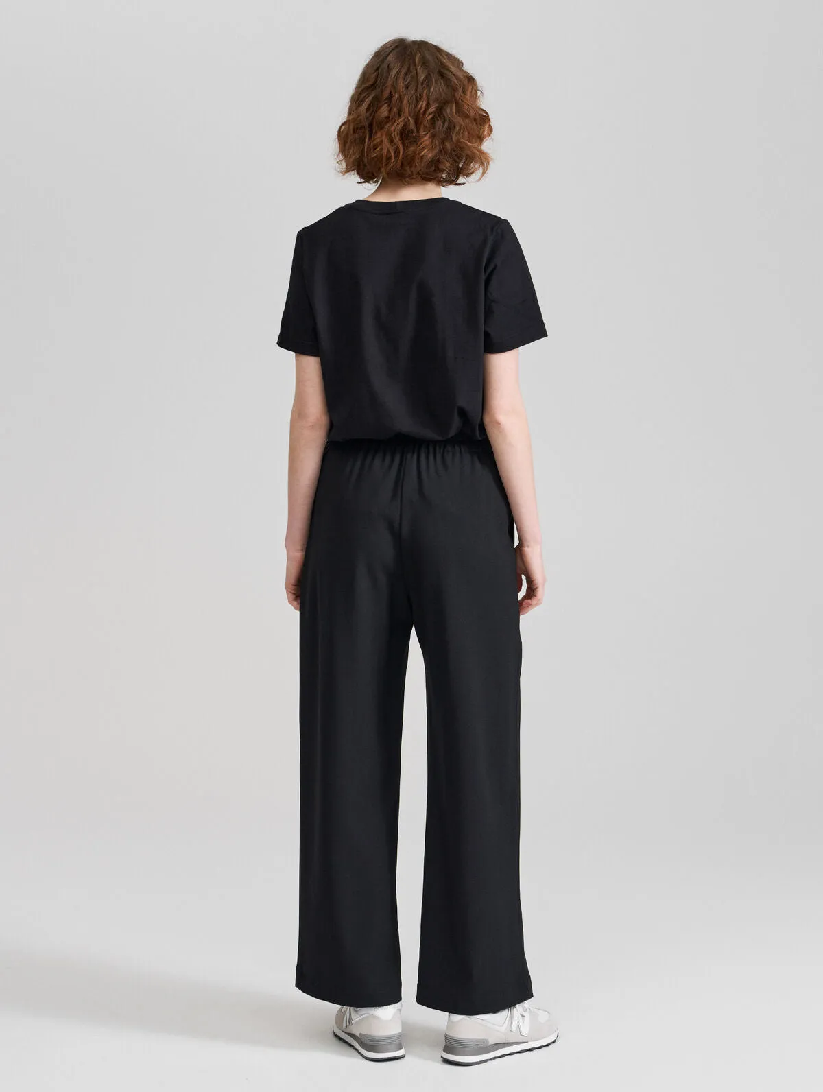 Elvi Wool Blend Pants Black