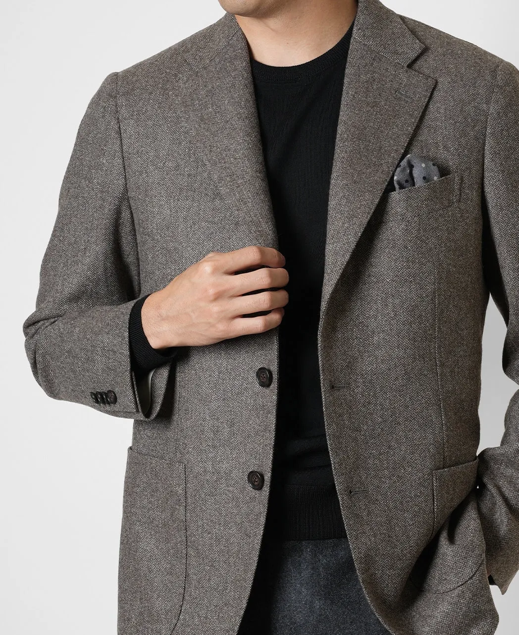 FF30G crew neck Sweater Super Extra Fine Merino