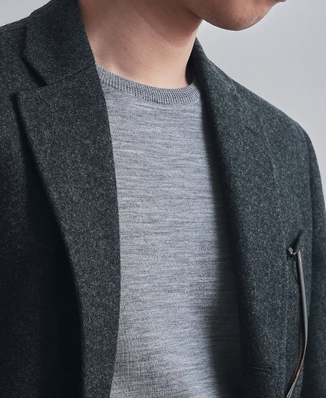 FF30G crew neck Sweater Super Extra Fine Merino