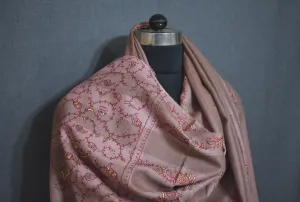 Fine wool Embroidered shawl