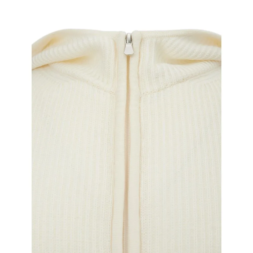 Gran Sasso Elegant White Wool Sweater for Men