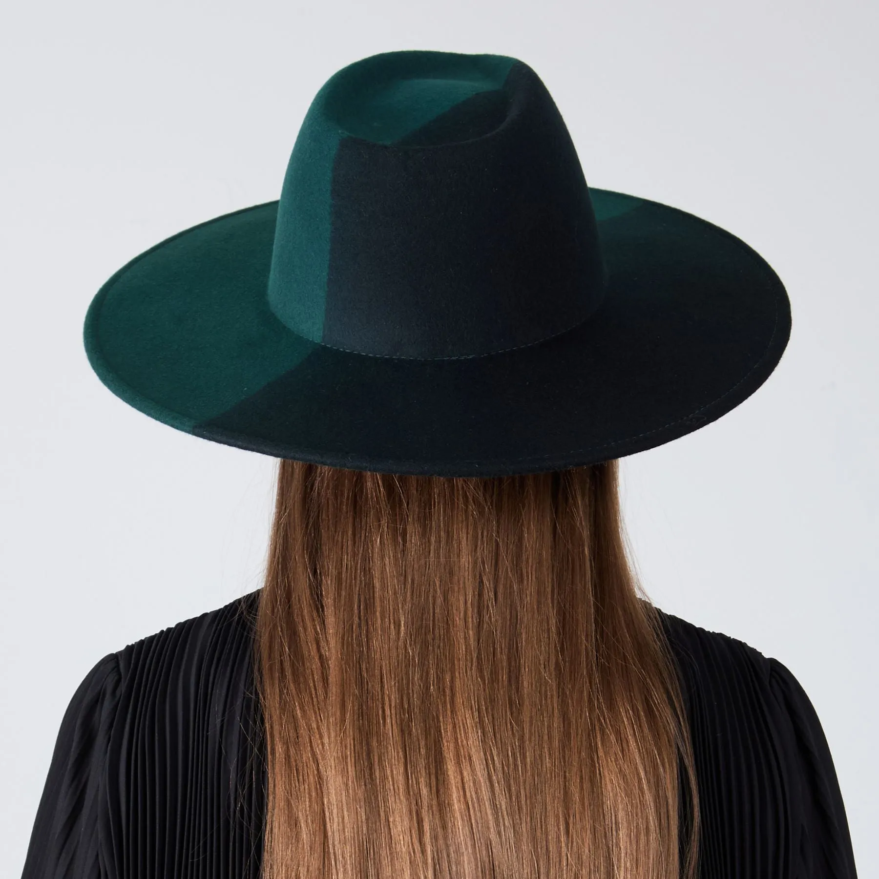 Harlowe Printed Wool Felt Fedora