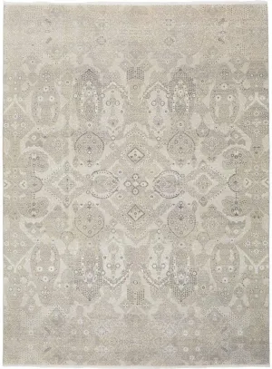 INDIAN HANDMADE FINE WOOL  RUG -382X273CM