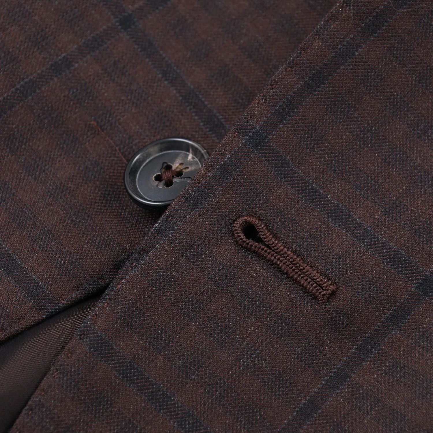 Isaia Layered Check 140s Wool Suit