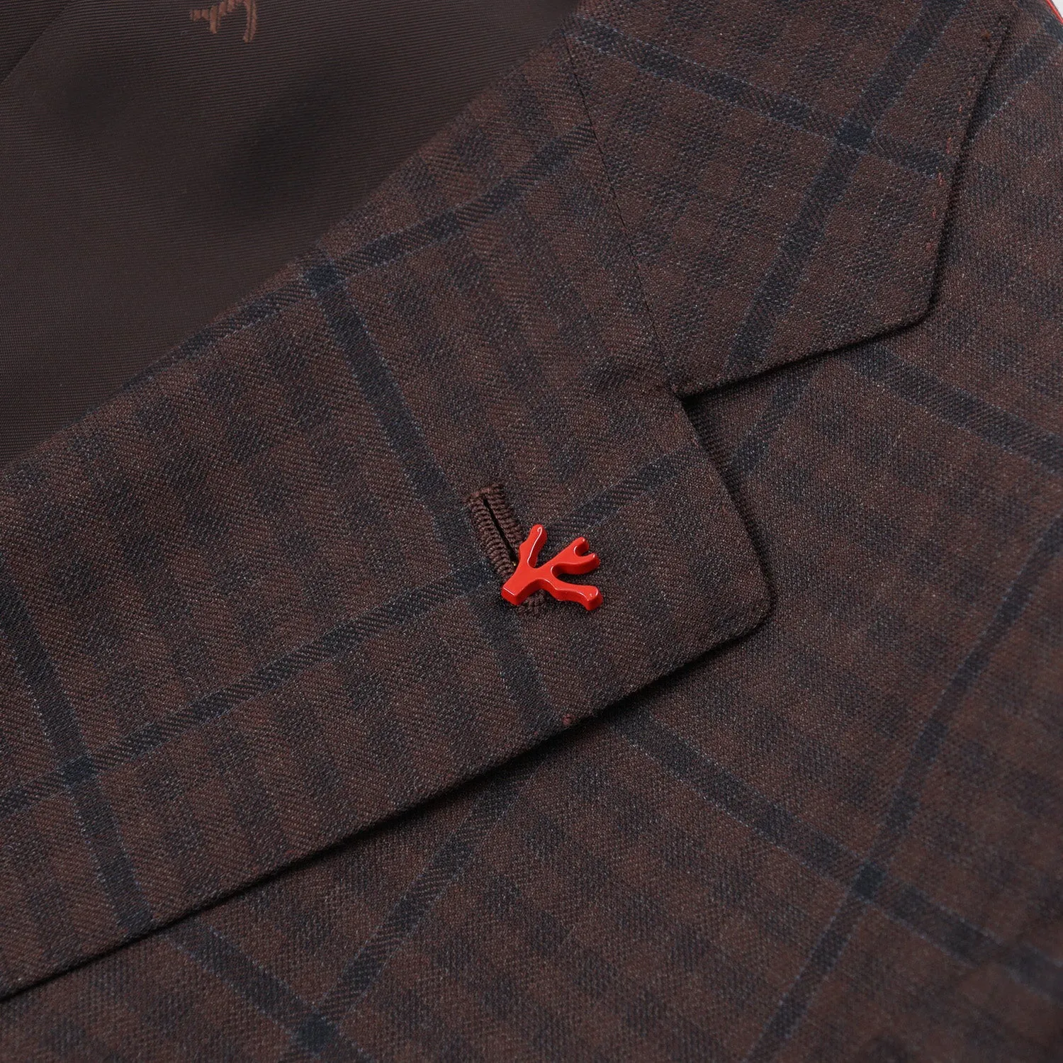 Isaia Layered Check 140s Wool Suit