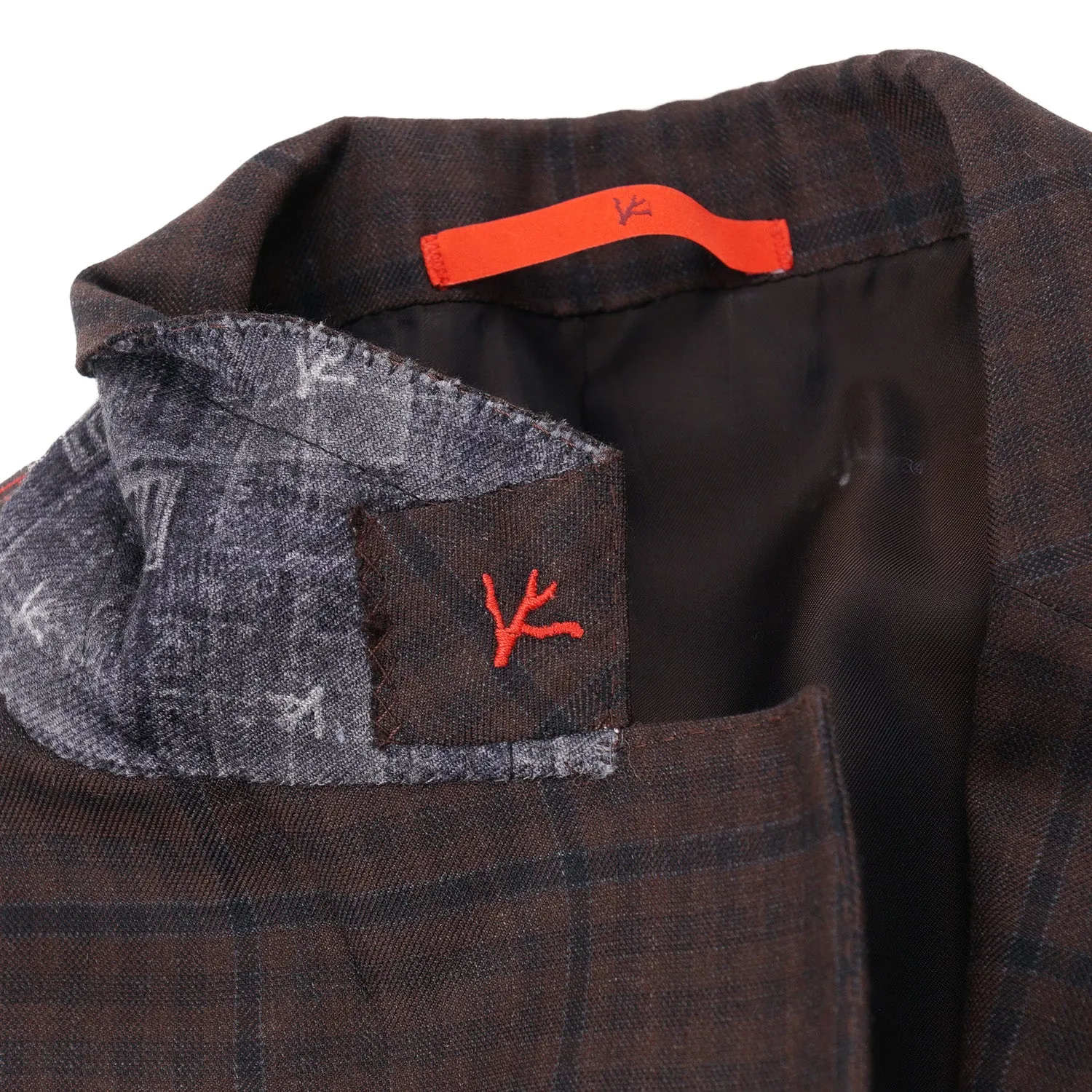 Isaia Layered Check 140s Wool Suit