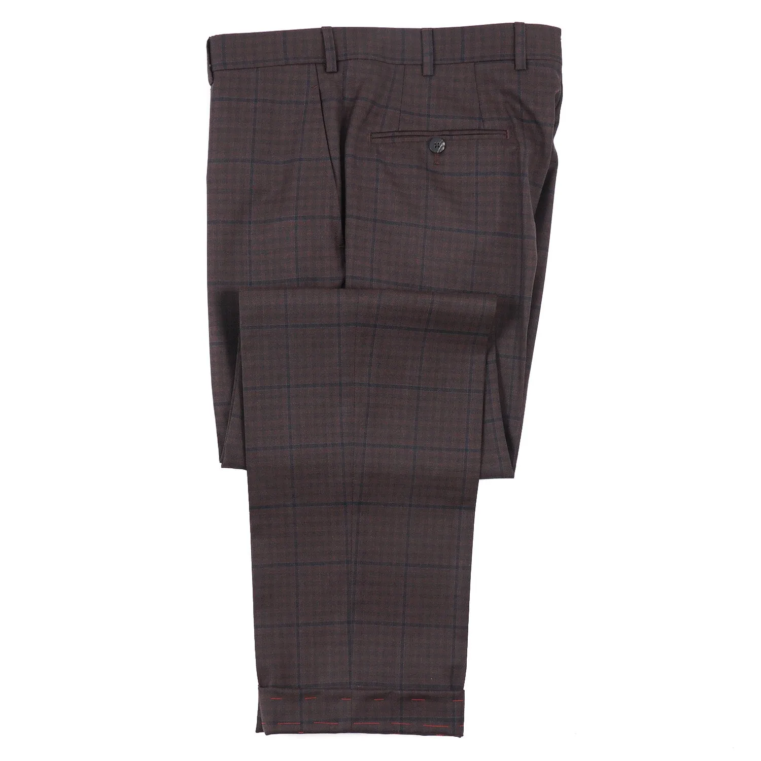 Isaia Layered Check 140s Wool Suit