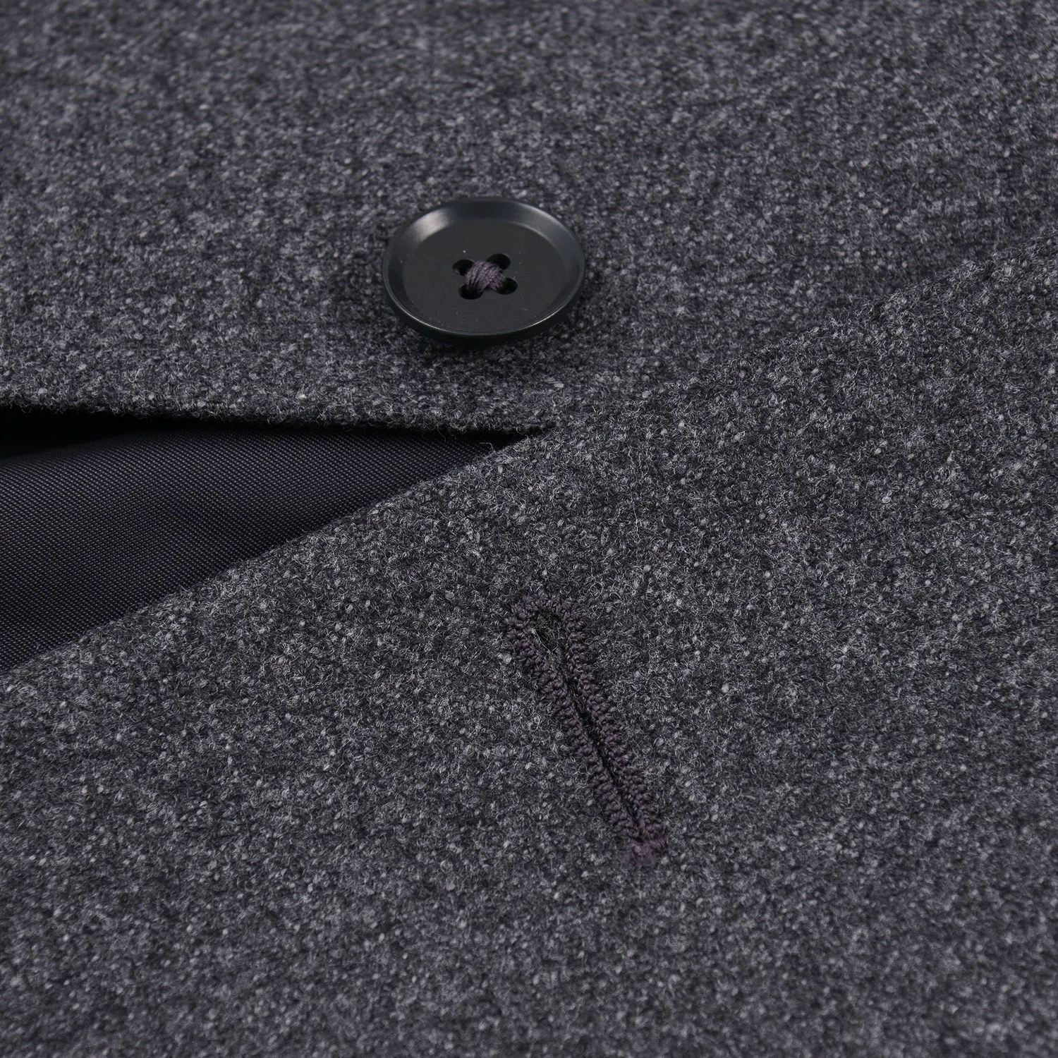 Isaia Soft Micro Boucle Wool Suit