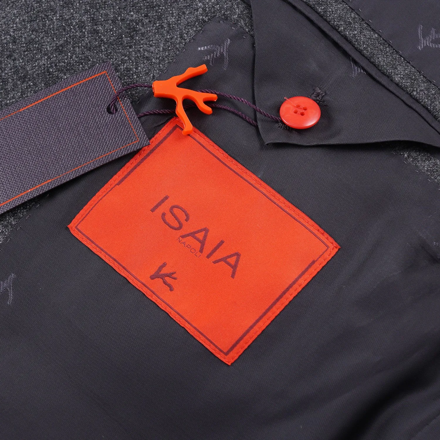 Isaia Soft Micro Boucle Wool Suit