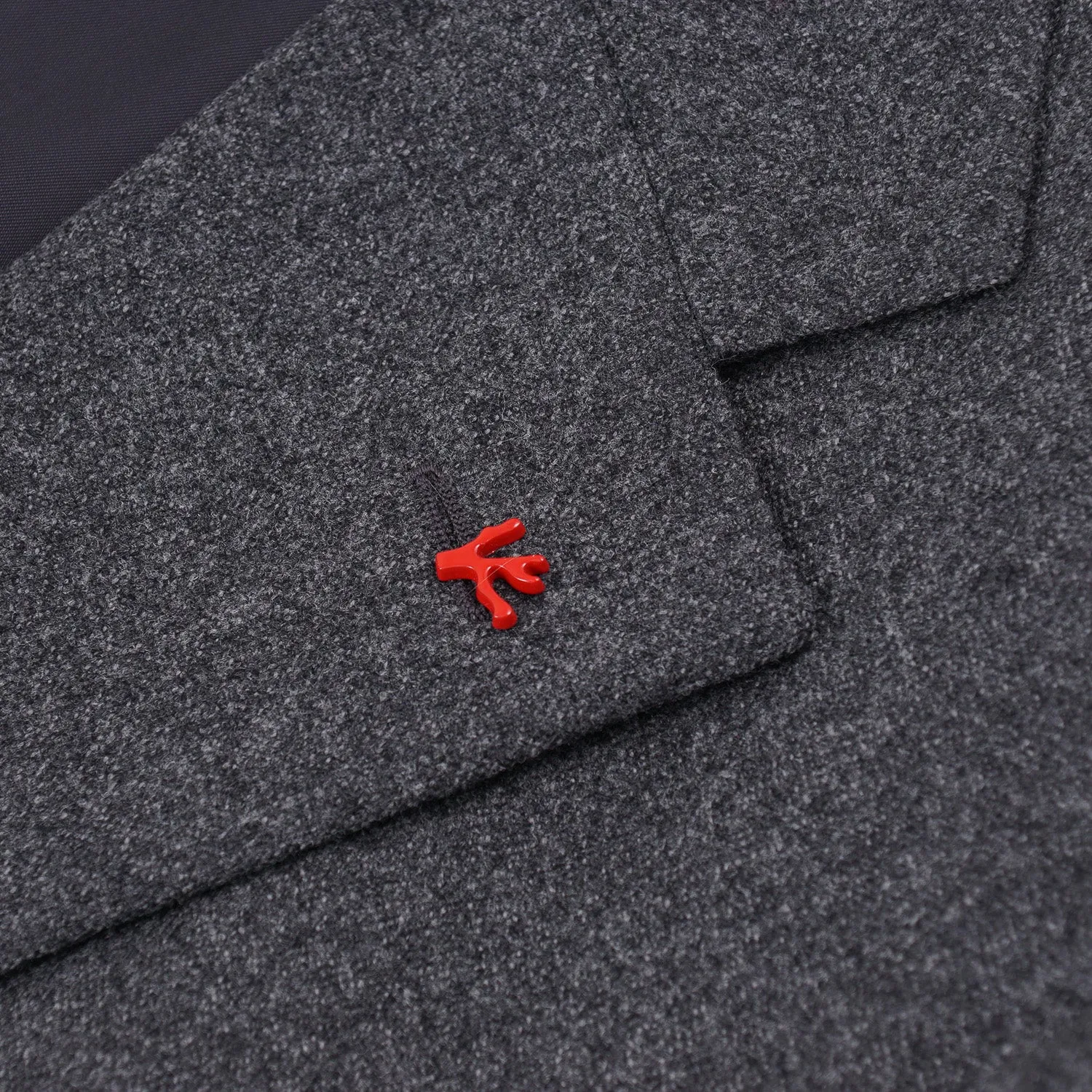 Isaia Soft Micro Boucle Wool Suit