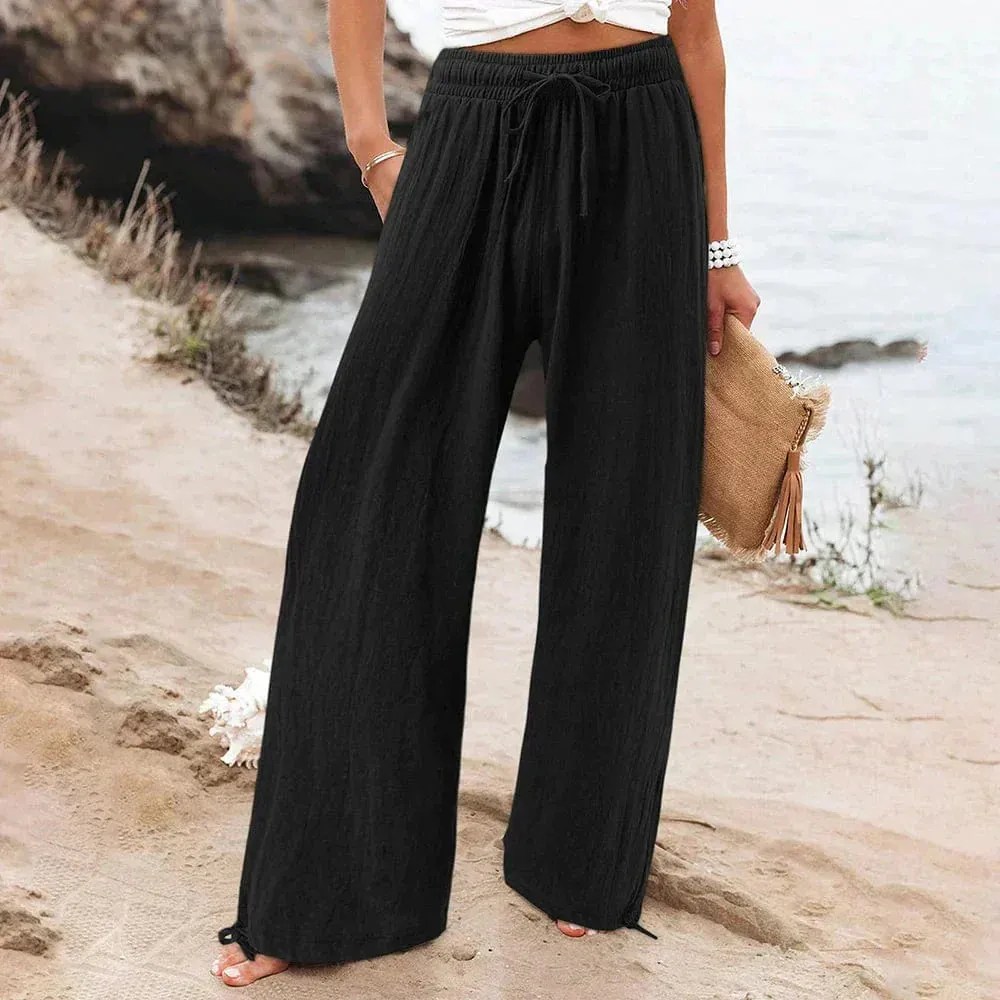 Ivyshape | Casual Linen Pants for Women