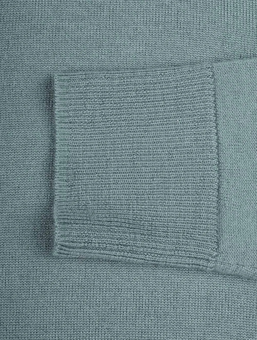 Kilmington Quarter Zip Jumper-Mineral Green