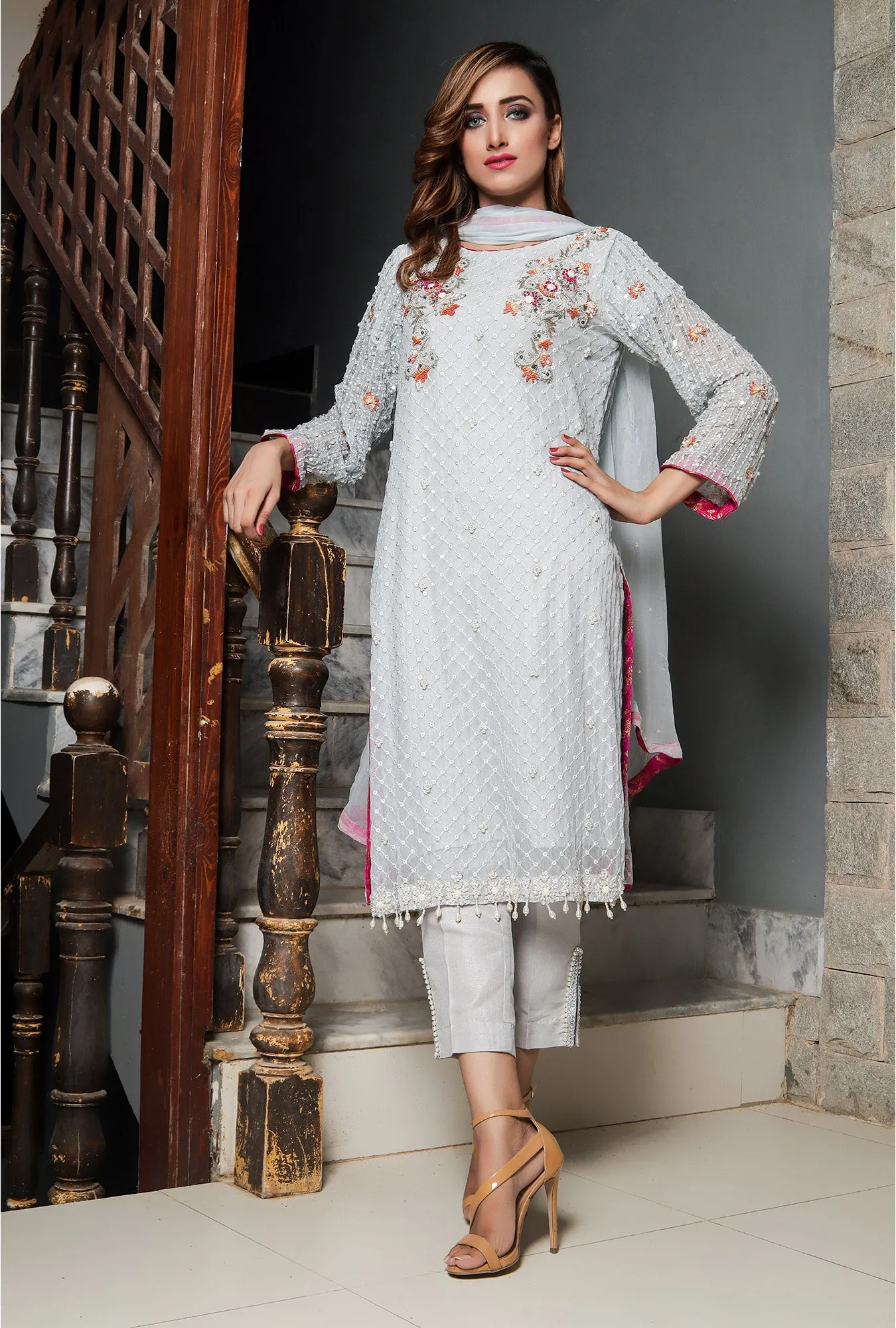 Light Gray Kameez