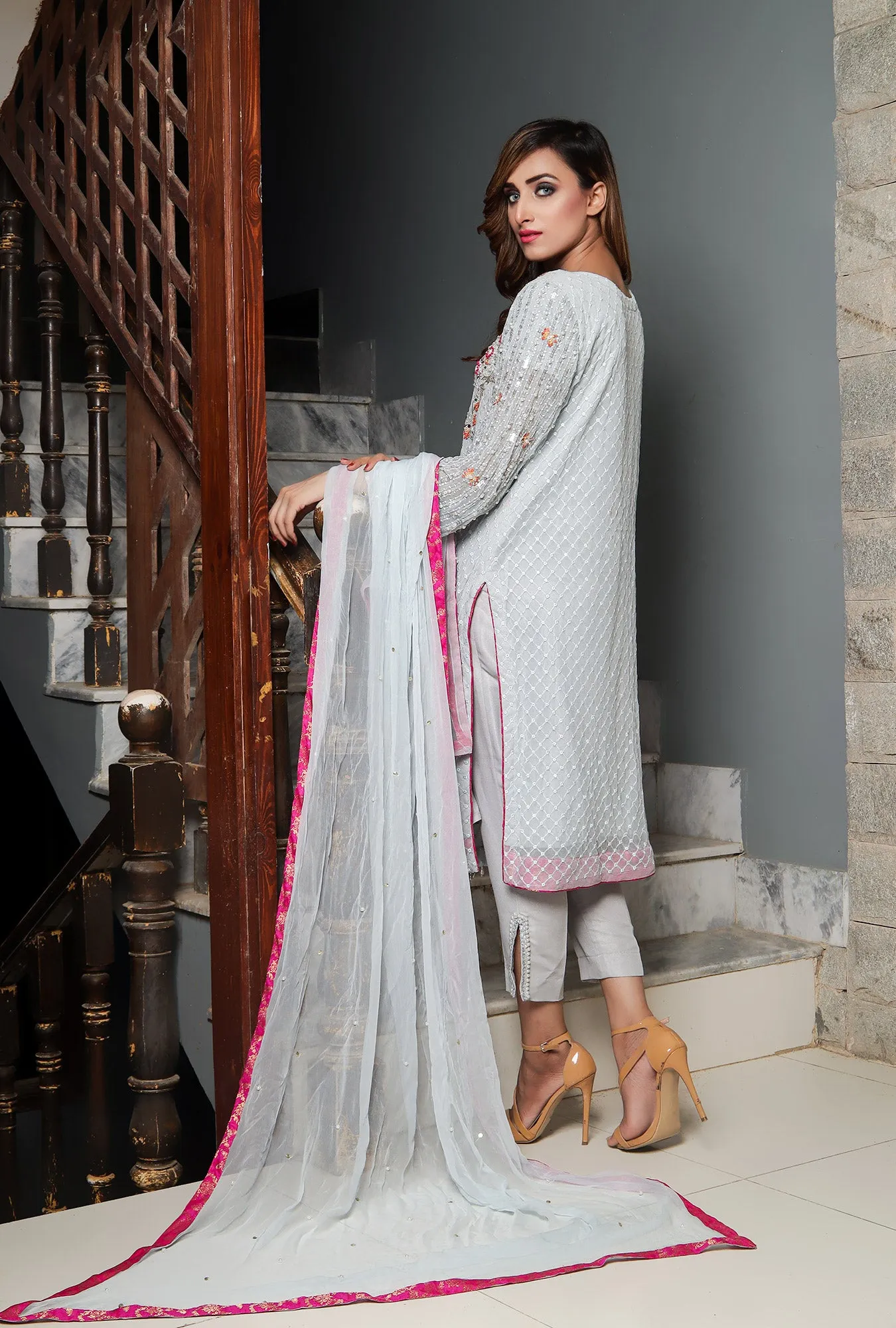 Light Gray Kameez