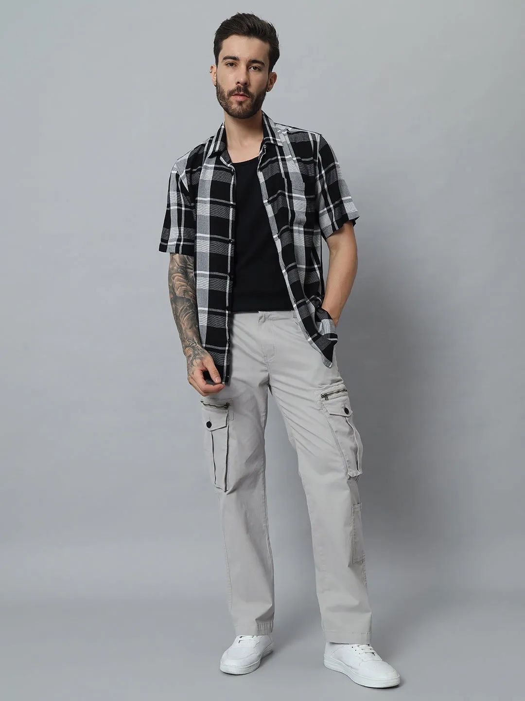 LIGHT GREY VINTAGE CARGO