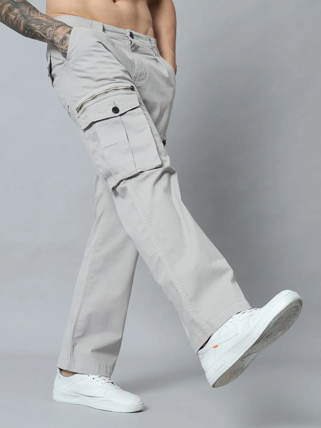 LIGHT GREY VINTAGE CARGO