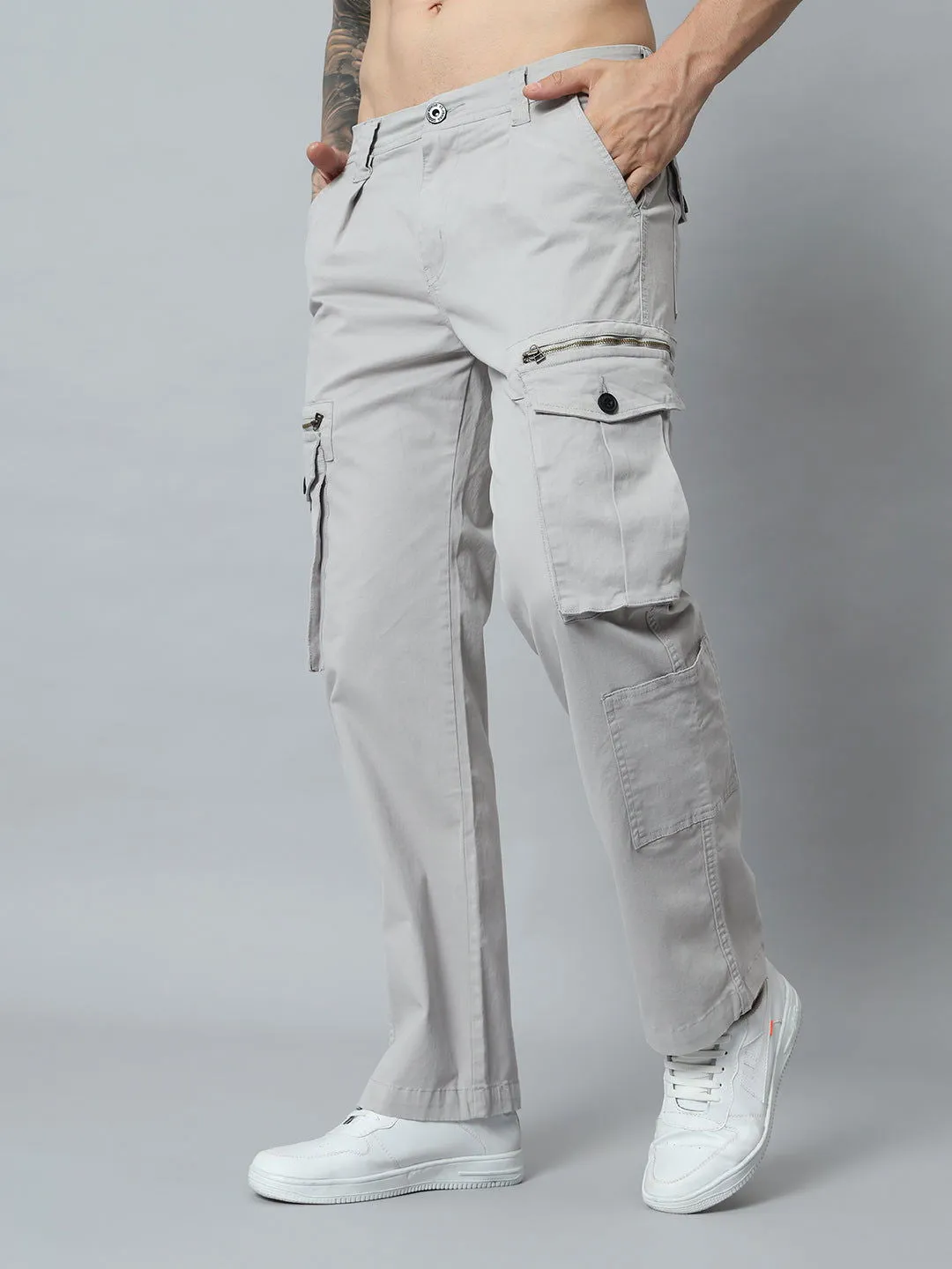LIGHT GREY VINTAGE CARGO