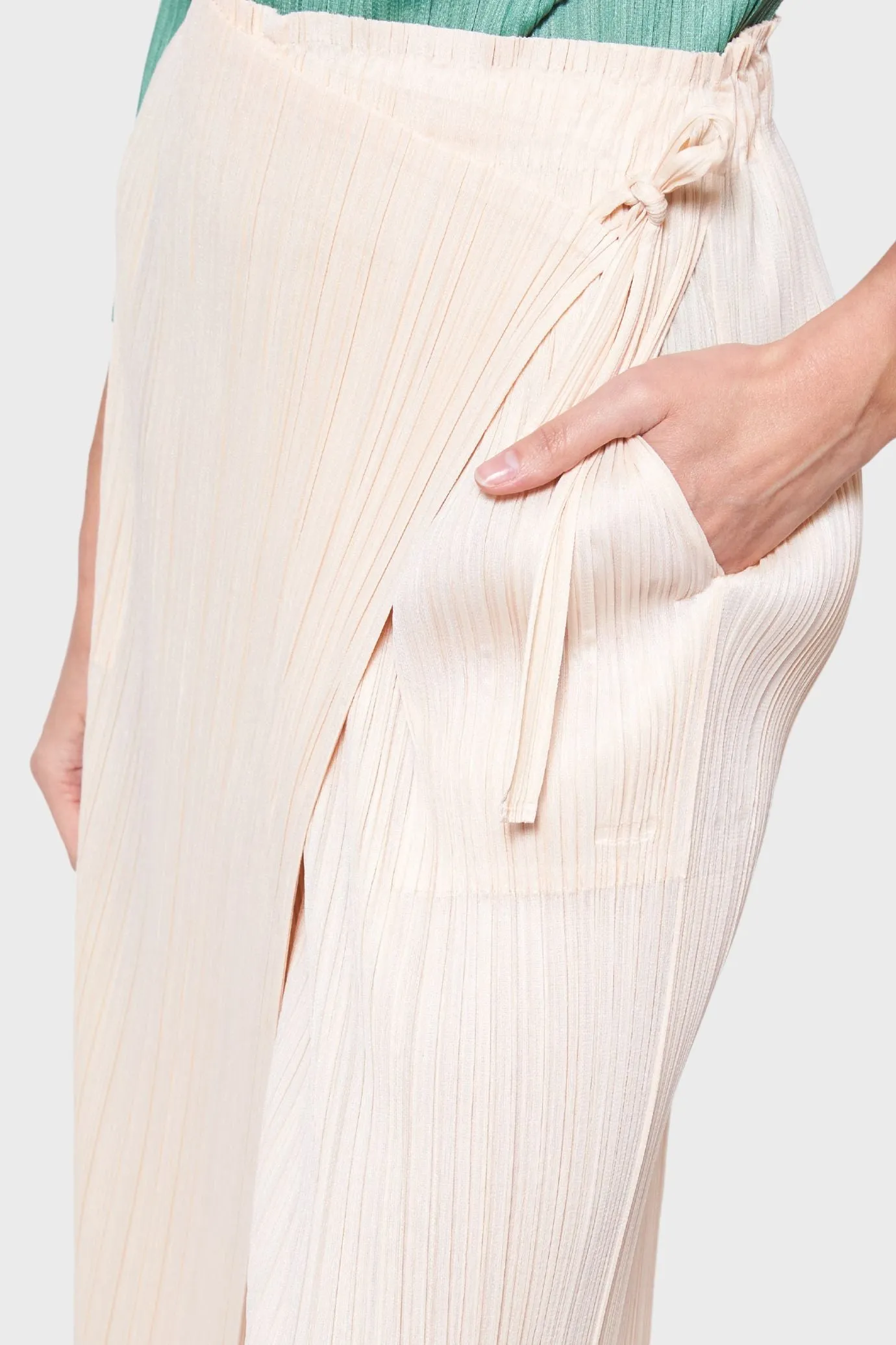 MC Wrap Wide Leg Pants - February