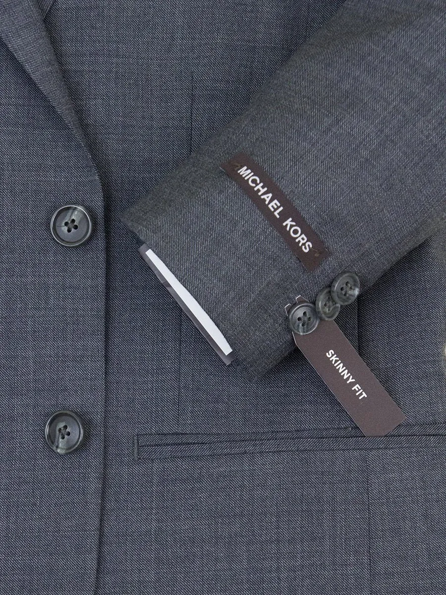 Michael Kors 25328 Skinny Fit Boy's Suit Gray Sharkskin